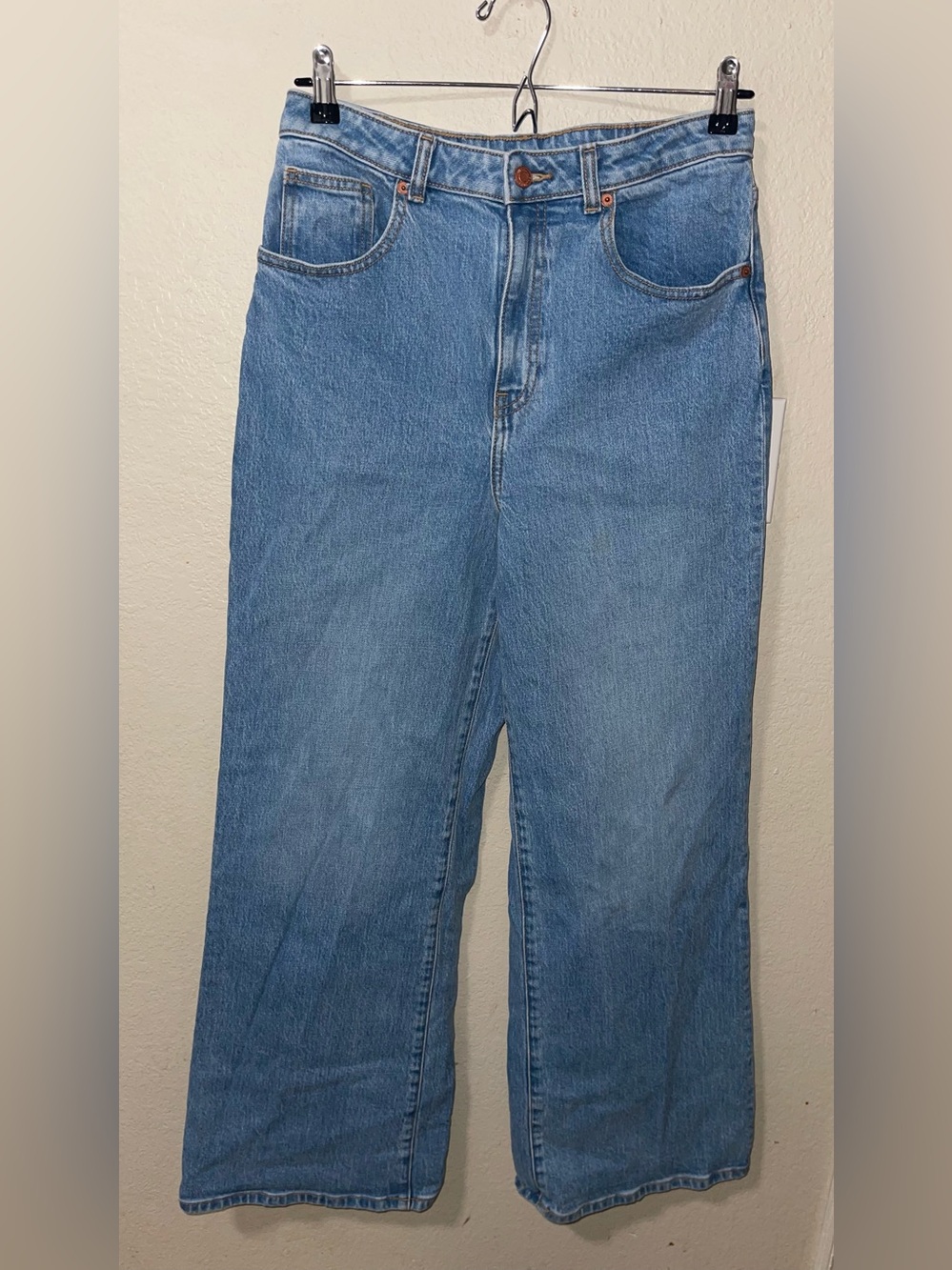 PINK Victoria's Secret Light Blue Straight Leg Jeans